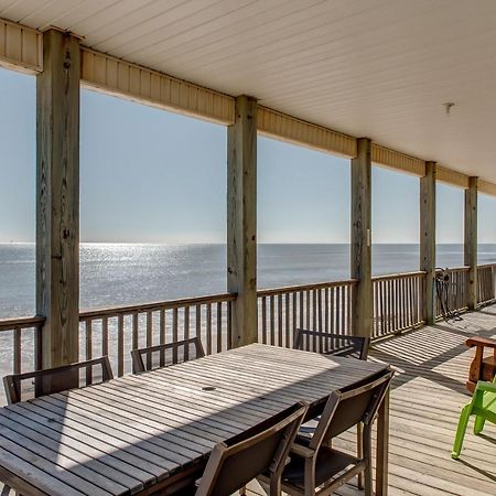 Marisol - Pet Friendly And Gulf Front! Enjoy The Large Deck With Amazing Views! Home Dauphin Island Eksteriør billede