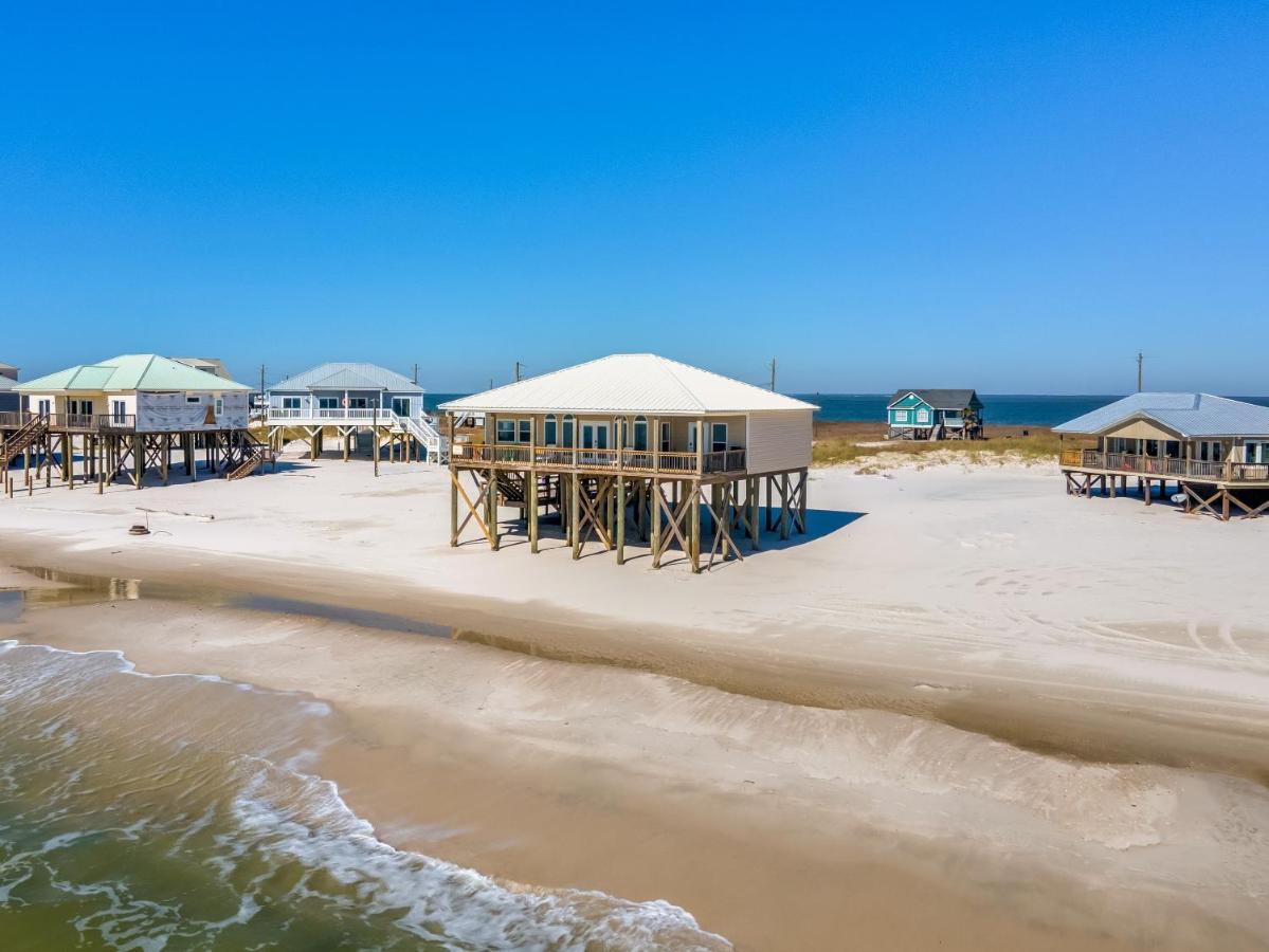 Marisol - Pet Friendly And Gulf Front! Enjoy The Large Deck With Amazing Views! Home Dauphin Island Eksteriør billede
