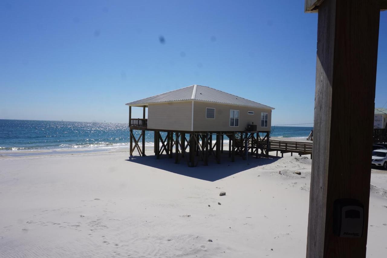 Marisol - Pet Friendly And Gulf Front! Enjoy The Large Deck With Amazing Views! Home Dauphin Island Eksteriør billede