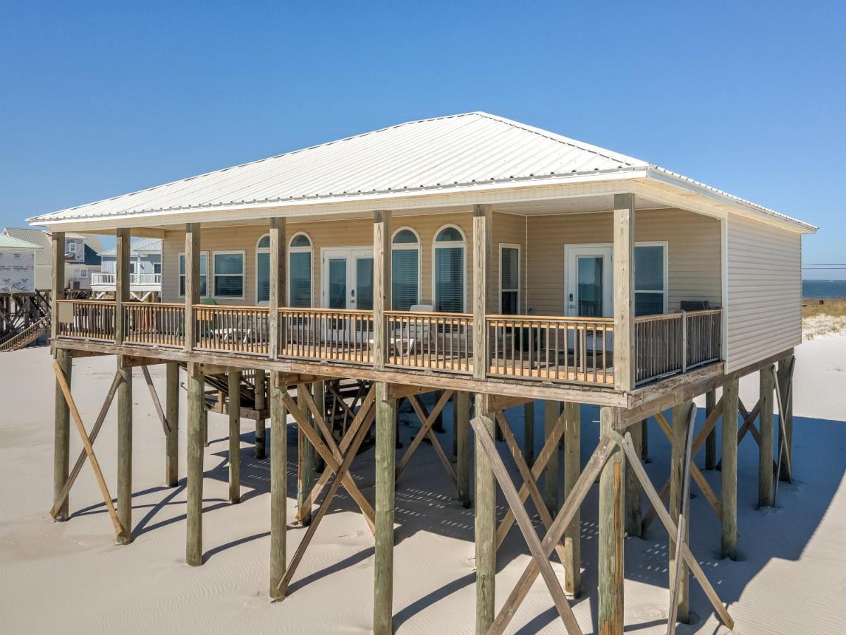 Marisol - Pet Friendly And Gulf Front! Enjoy The Large Deck With Amazing Views! Home Dauphin Island Eksteriør billede
