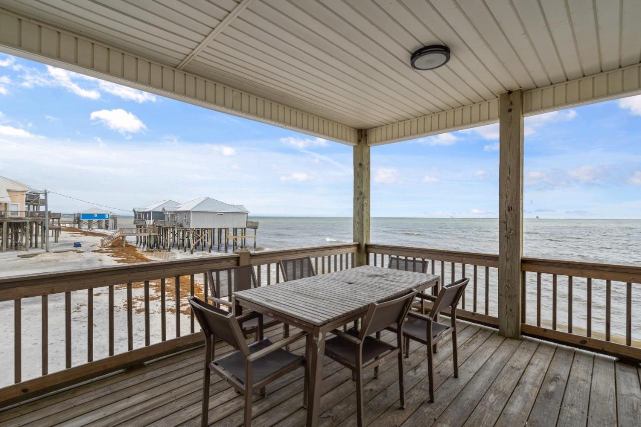 Marisol - Pet Friendly And Gulf Front! Enjoy The Large Deck With Amazing Views! Home Dauphin Island Eksteriør billede